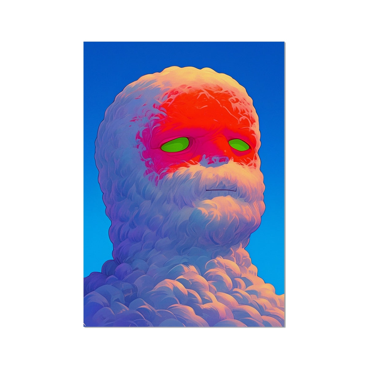 Glacier Oracle – Surreal Portrait Print – Hahnemühle Photo Rag Print by Soulkeeper2099