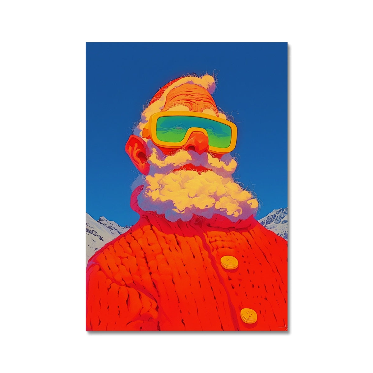 Glacier Patrol – Dark Art Print – Wall Art Poster by Soulkeeper2099