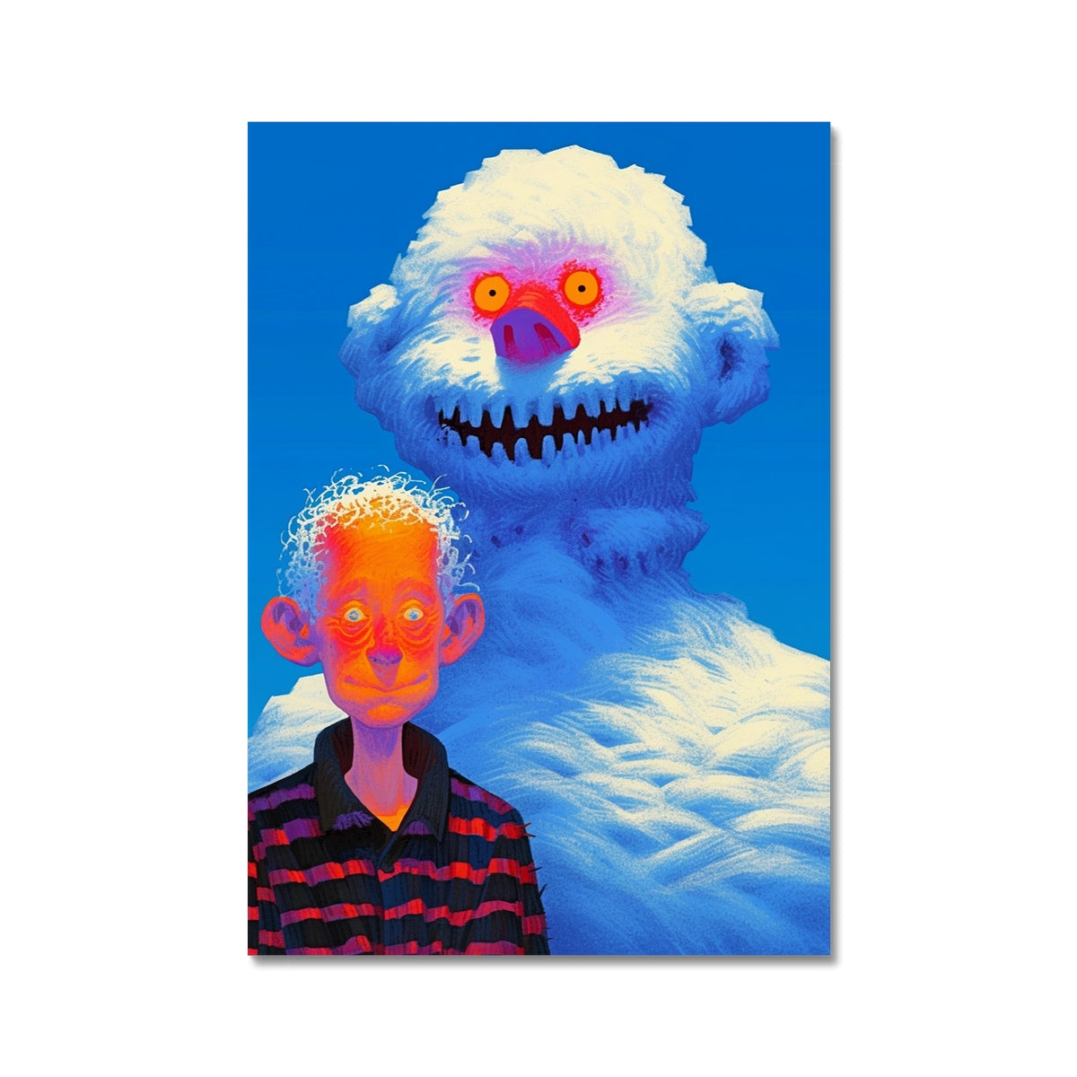 My Friendly Blizzard – Dark Art Print – Wall Art Poster by Soulkeeper2099