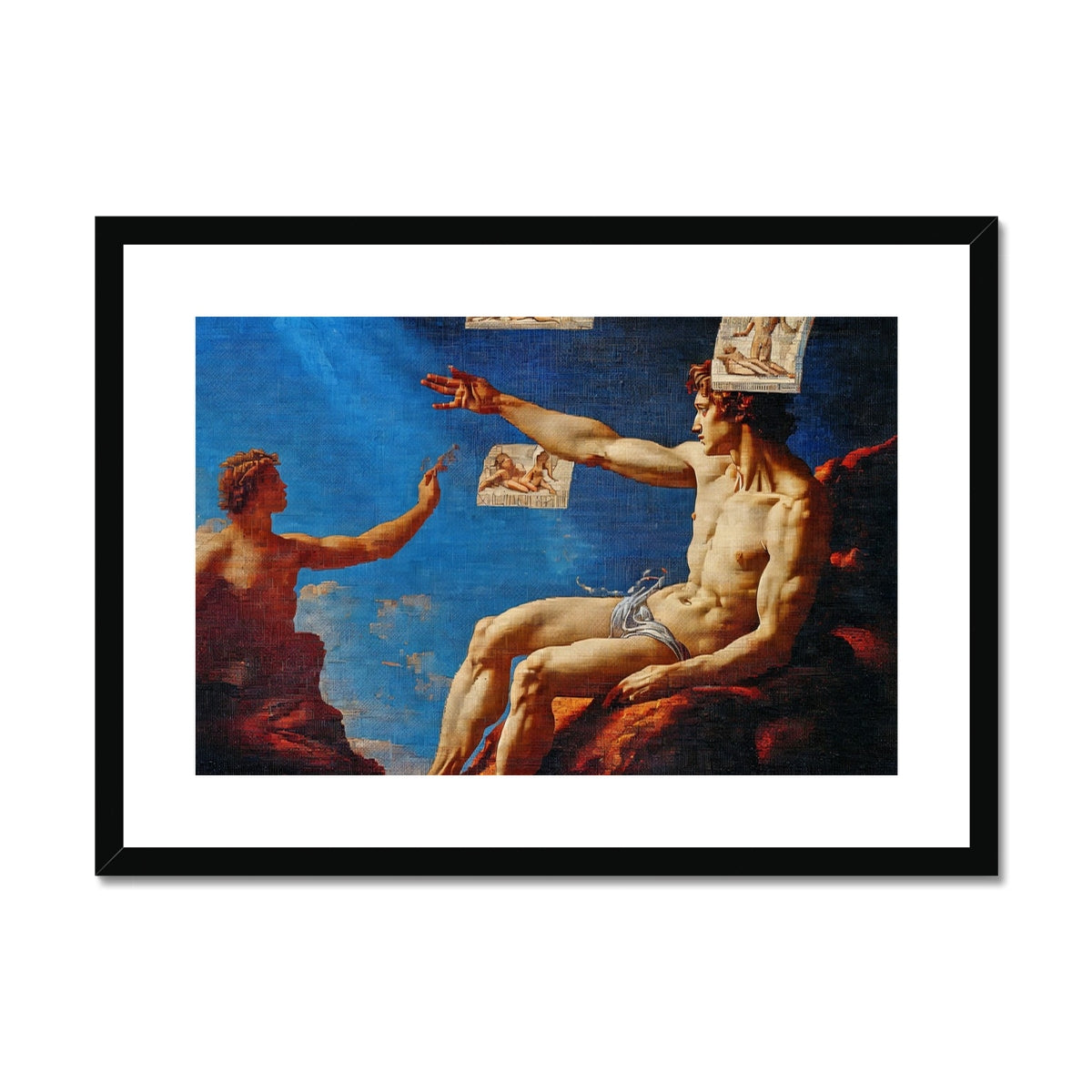 The Reproduction of Creation – Dark Art Print – Framed & Mounted Print by Soulkeeper2099