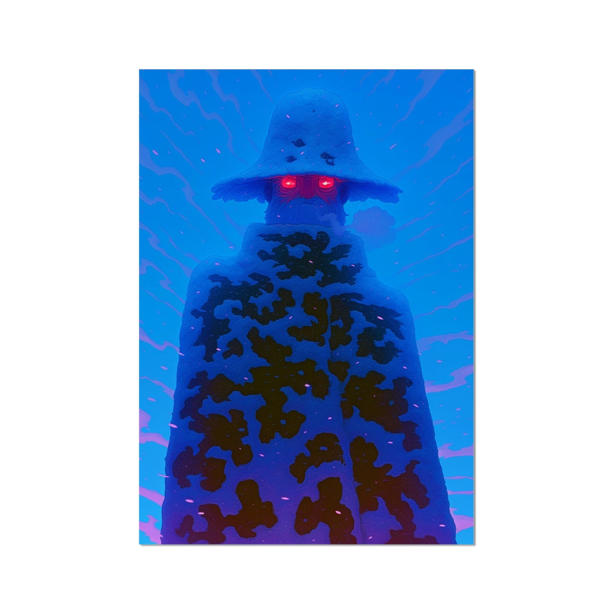 Aureole Gale – Neon Cyberpunk Art – Hahnemühle Photo Rag Print by Soulkeeper2099