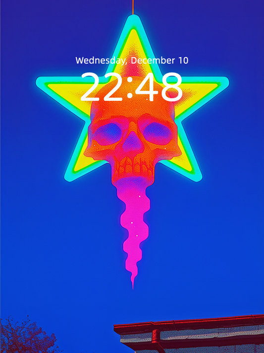 Skull Star Lamp: Goodnight Ritual wallpaper