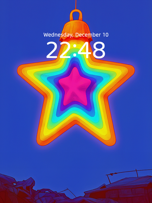 Skull Star Lamp: Post-Snow Static wallpaper