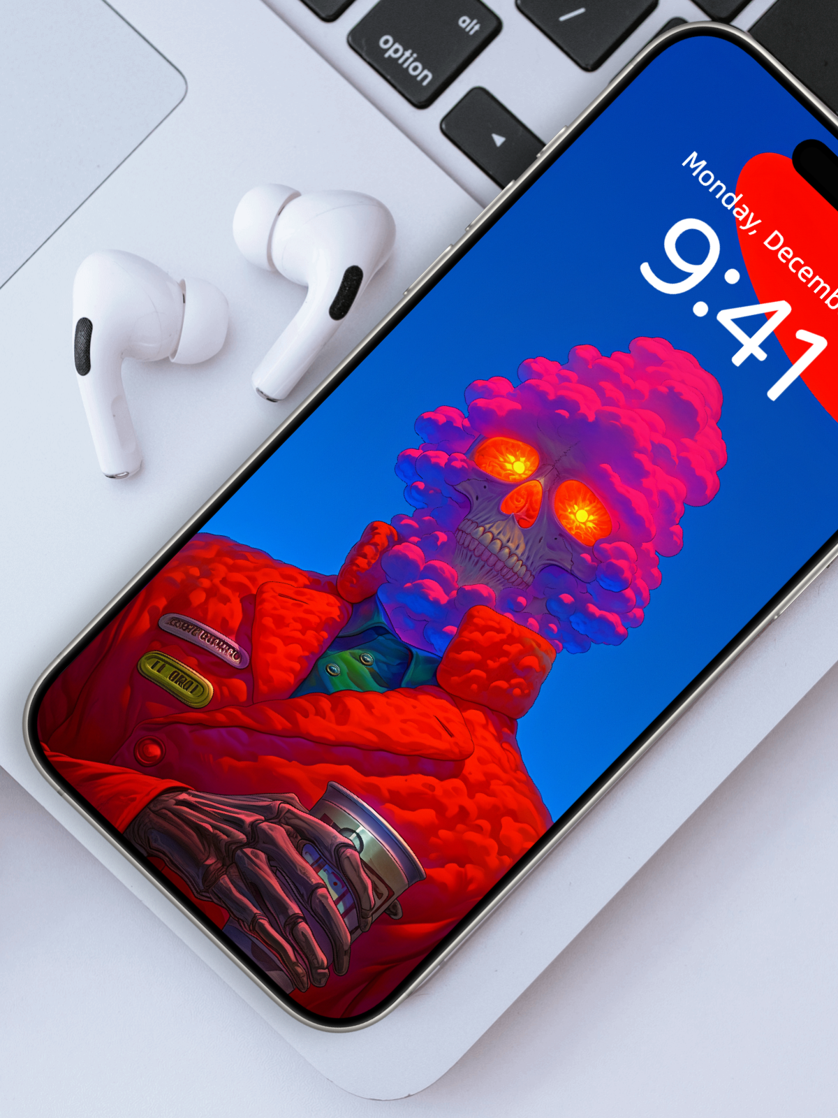 Red Halo Attendant wallpaper