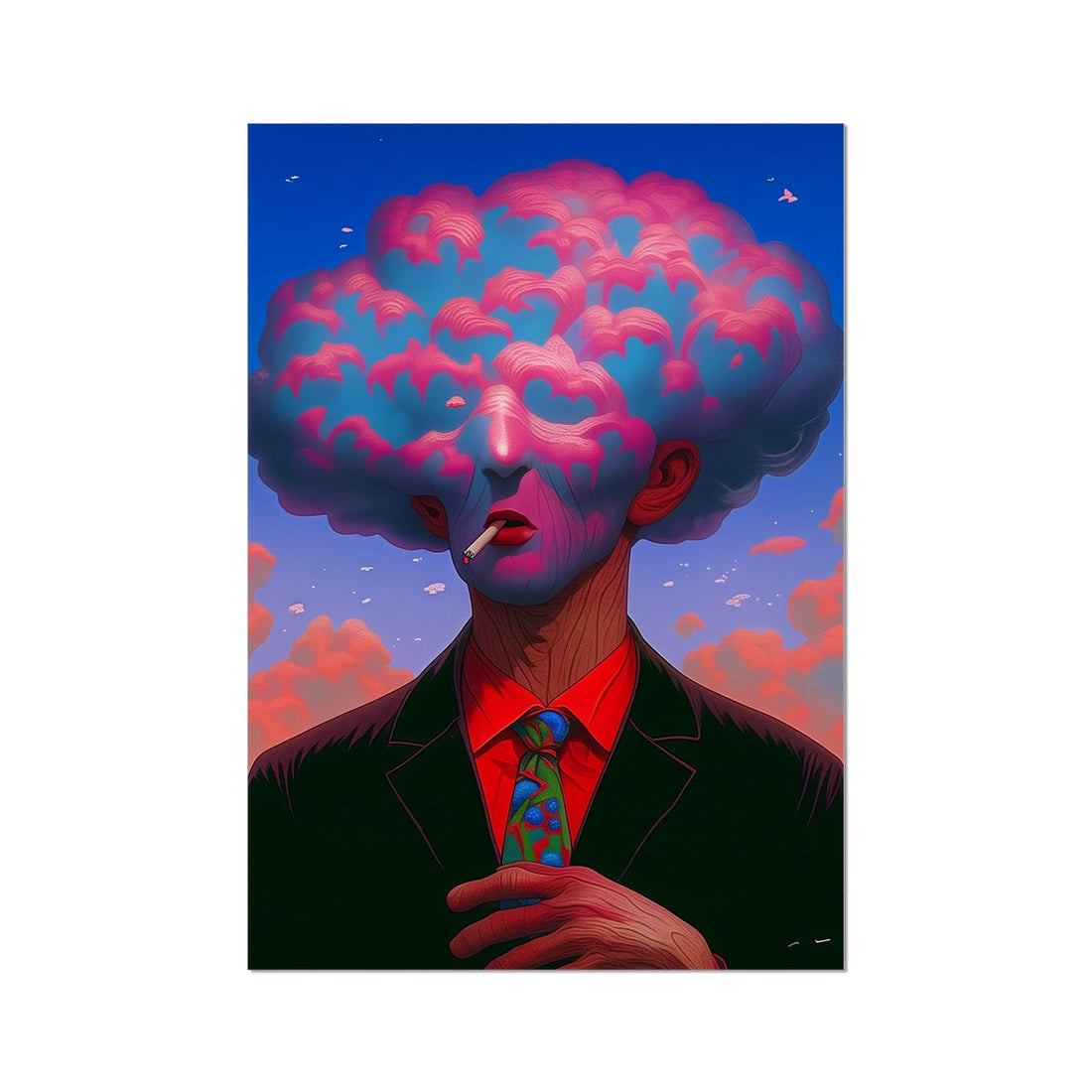 Best cyberpunk wall art 2026 — neon surrealism limited edition prints by Soulkeeper.2099