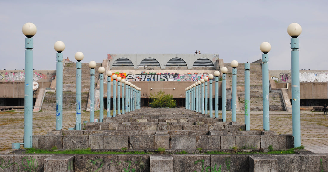 Linnahall, Tallinn's brutalist concrete venue for the 2026 Tallinn Architecture Biennale exploring luxury without expense