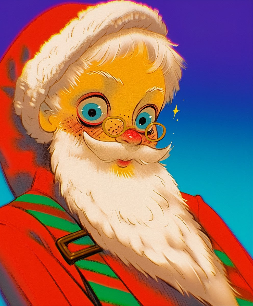 Tin-Era Santa