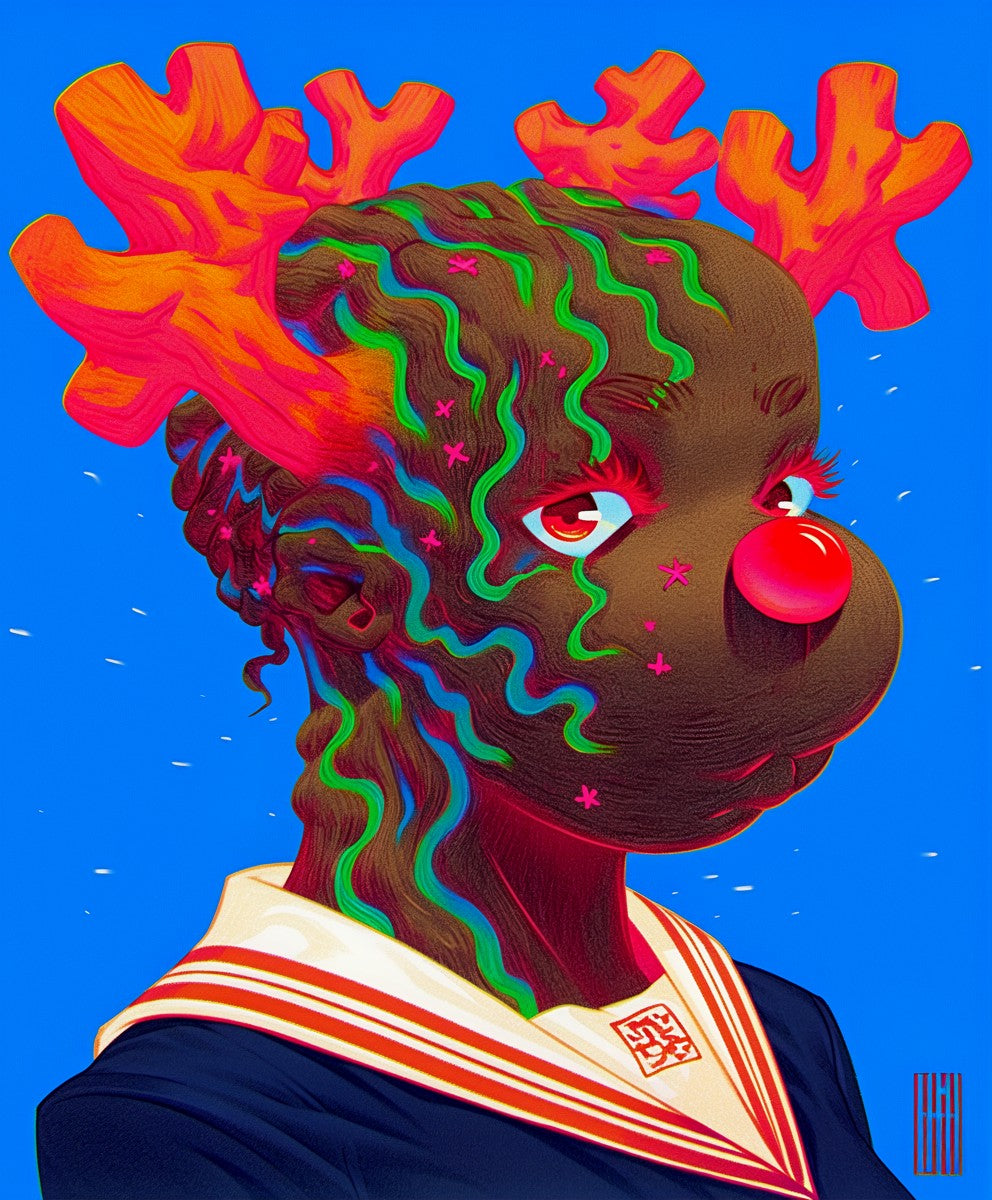 Sailor Reindeer Girl