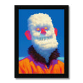 Frostgrinsen — Gerahmter Druck – Dunkler Kunstdruck by Soulkeeper2099