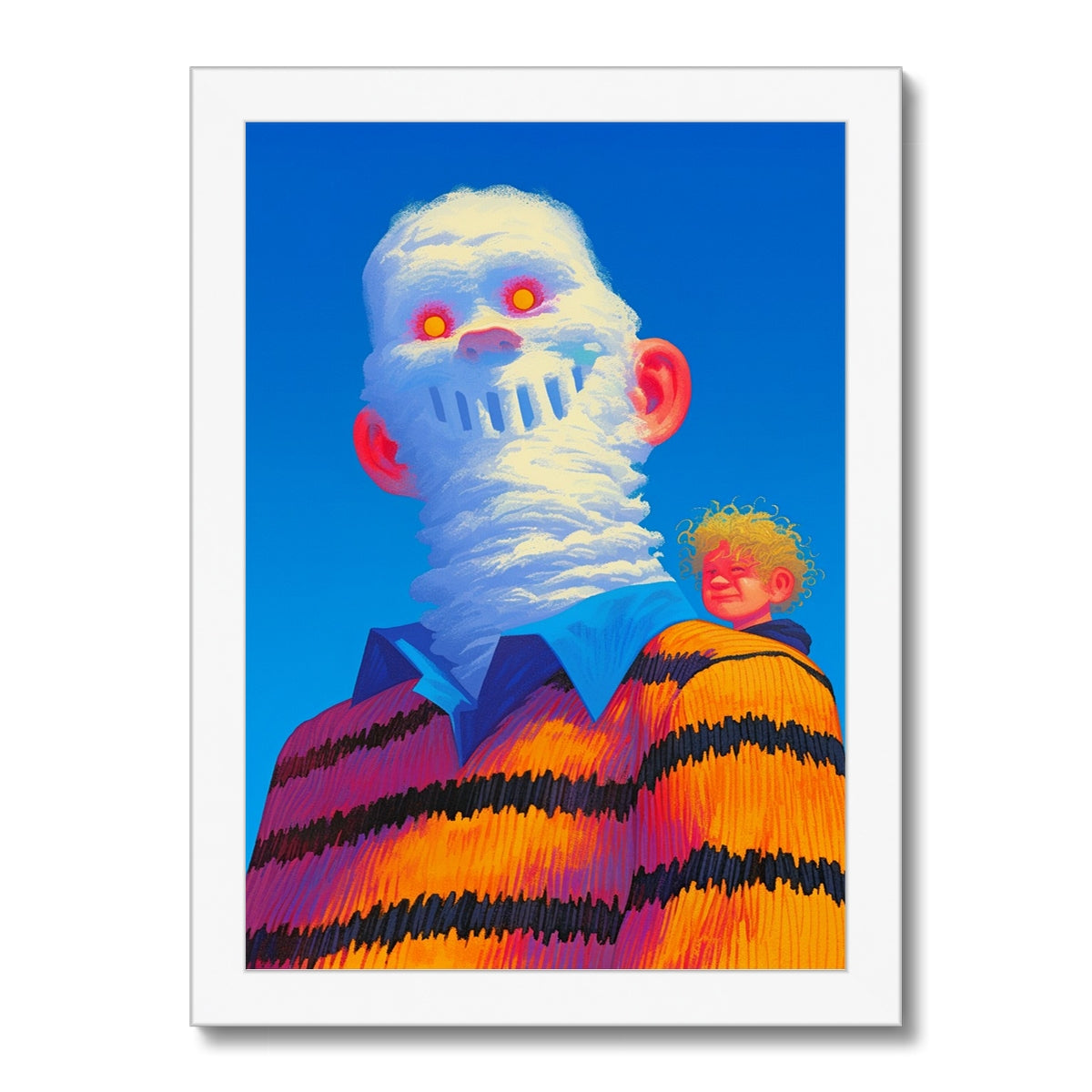 Sobre los hombros del invierno — Impresión Enmarcada – Arte Oscuro – Vista detallada by Soulkeeper2099
