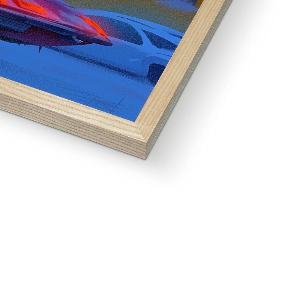 Luces traseras en los apartamentos Confetti — Impresión Enmarcada – Arte Oscuro – Vista 6 by Soulkeeper2099