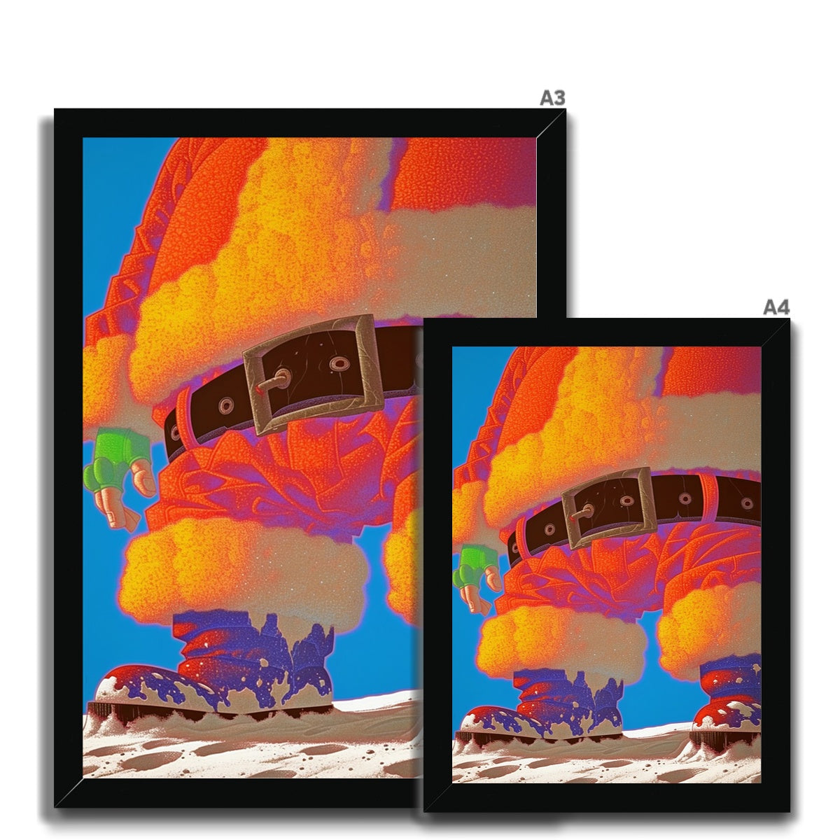 Boots of the Winter Giant – Dark Art Print – Framed Print view 10 by Soulkeeper2099