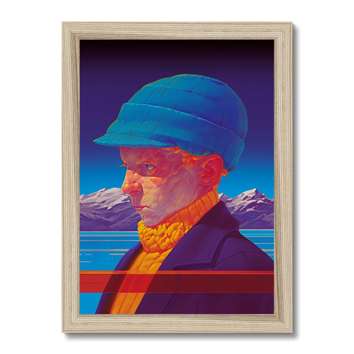  – natural wood framed art print by Soulkeeper2099.