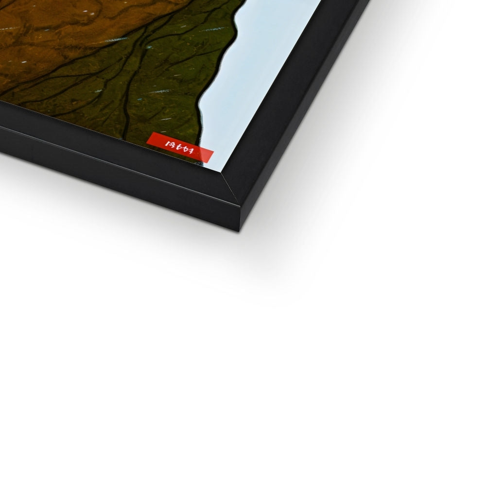 The Signal Keeper – Surreal Portrait Print – Framed Print print detail by Soulkeeper2099
