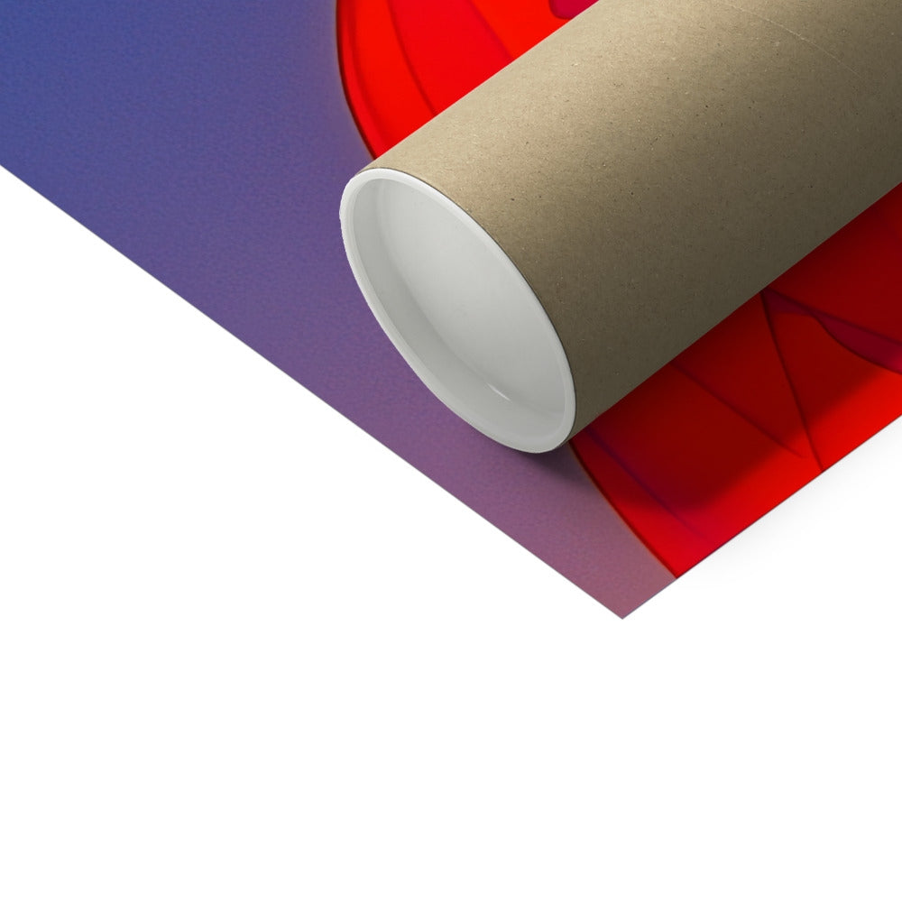 Polar Drip, Santa Mk.Ø – Dark Art Print – Hahnemühle Photo Rag Print detail view by Soulkeeper2099