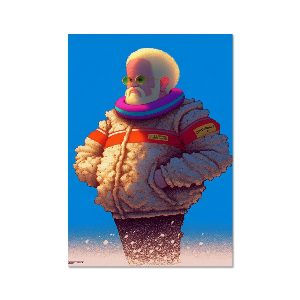Pasajero de la órbita polar — Póster de Arte Mural – Arte Oscuro by Soulkeeper2099