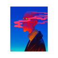 Green Signal Under Pink Noise – 1/1 Original Art – Hahnemühle Photo Rag Print by Soulkeeper2099