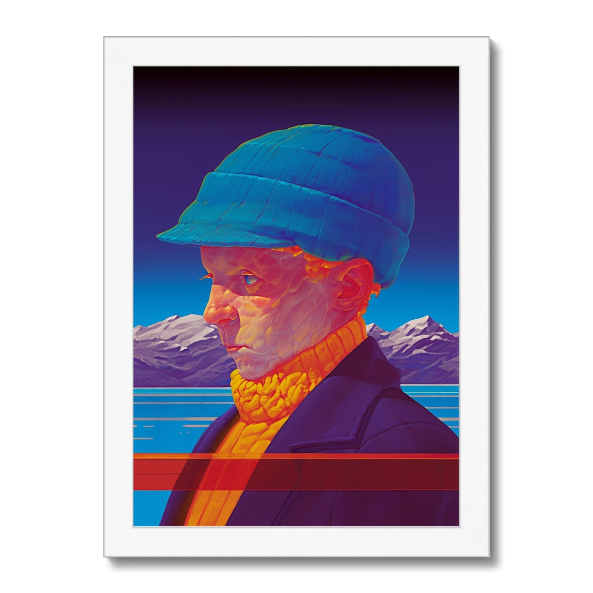  – white framed art print by Soulkeeper2099.