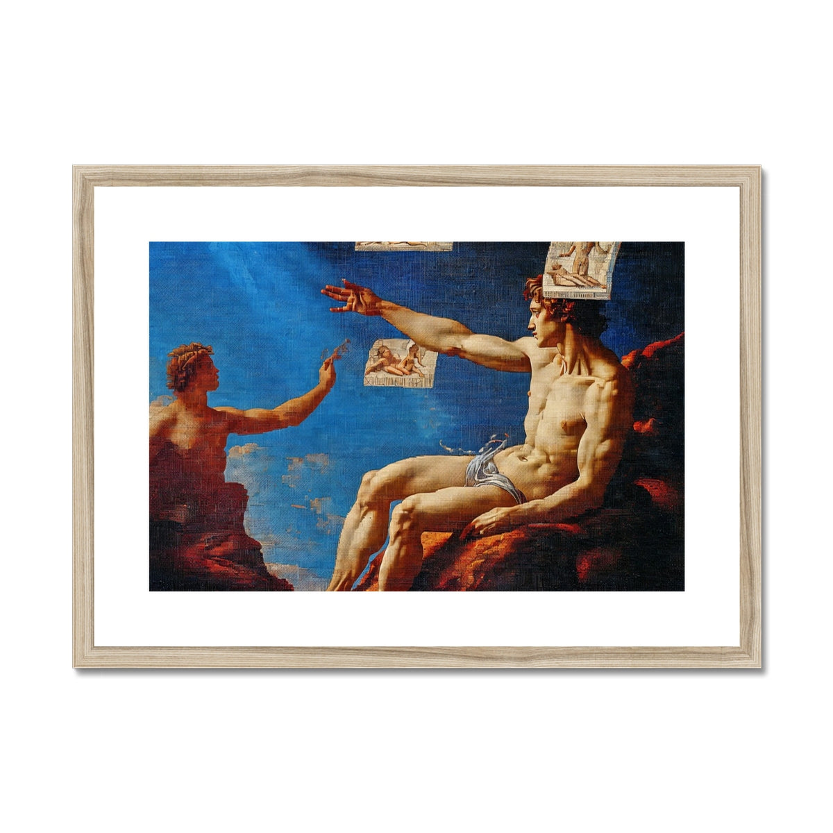 La reproduction de la création encadrée et montée – Art Sombre – Maquette du cadre by Soulkeeper2099