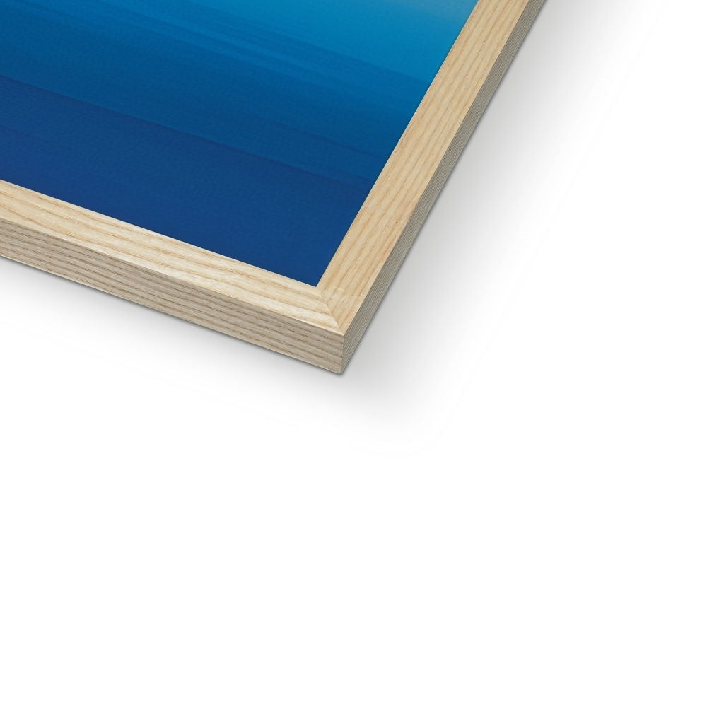 The Floating Island Face – Dark Art – Framed Print view 6 by Soulkeeper2099