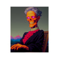 Der Sitzende Edle Schädel Hahnemühle Photo Rag Druck – Dunkler Kunstdruck by Soulkeeper2099