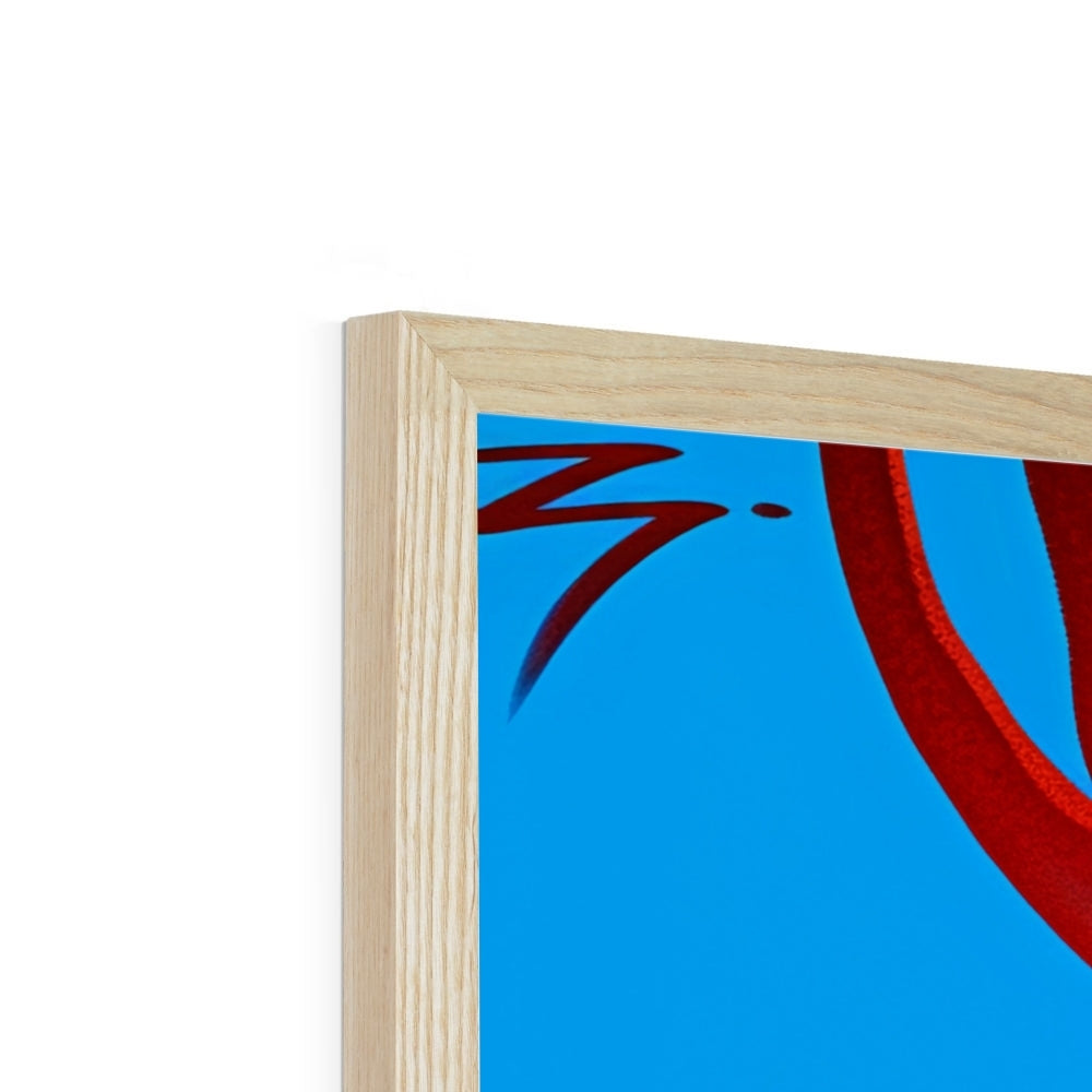 Der leuchtendnasige Drifter — Gerahmter Druck – Dunkler Kunstdruck – Ansicht 9 by Soulkeeper2099