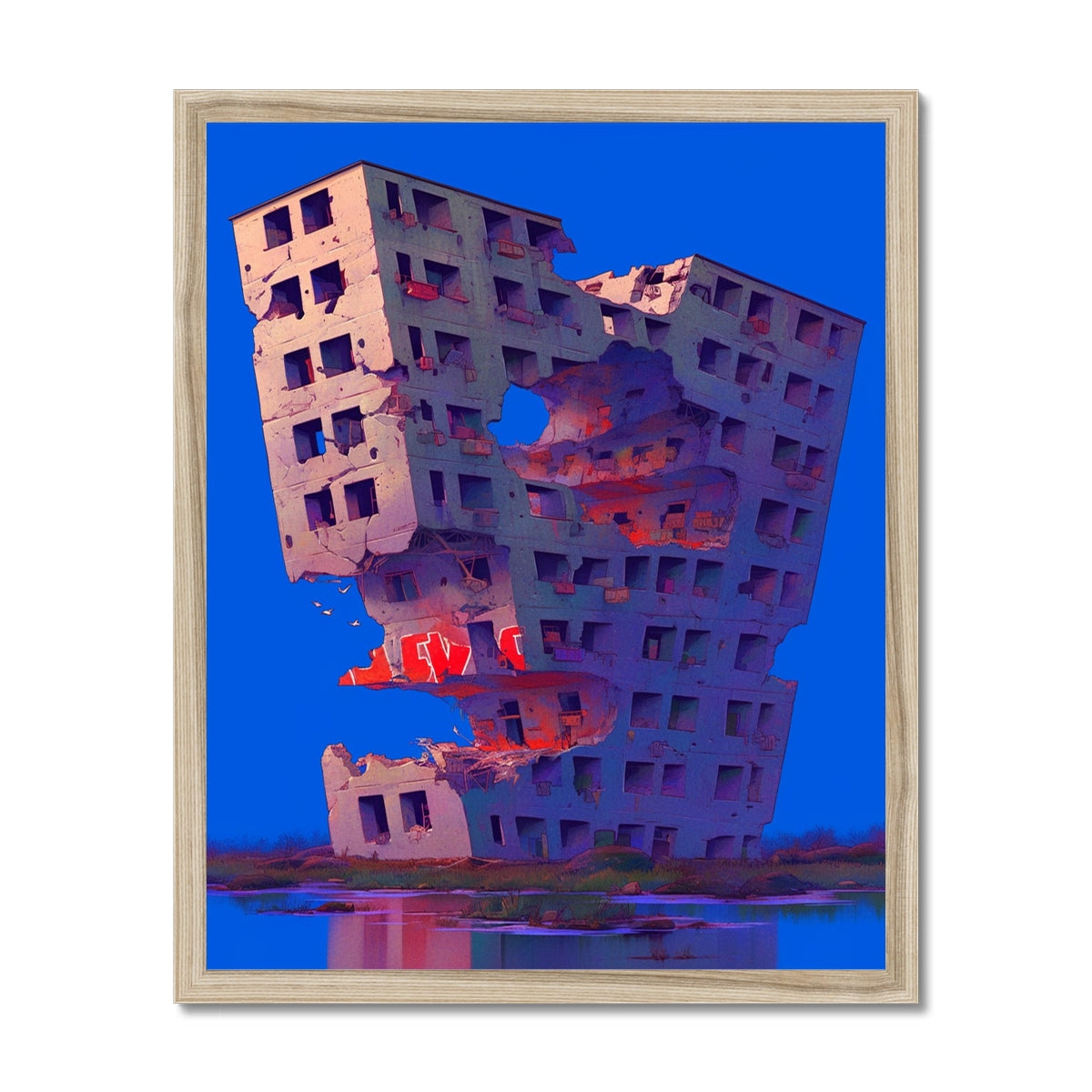  – natural wood framed art print by Soulkeeper2099.