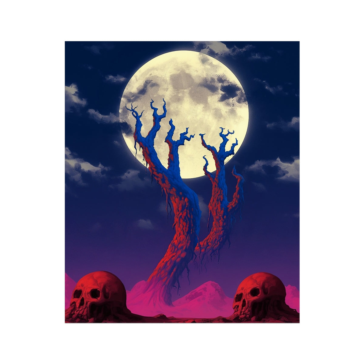 The Tree That Remembered Death — unframed view 1