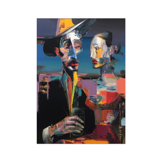 A Toast Before Silence – Dark Art Print – Hahnemühle German Etching Print by Soulkeeper2099