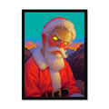 Berggelübde Weihnachtsmann — Gerahmter Druck – Dunkler Kunstdruck by Soulkeeper2099