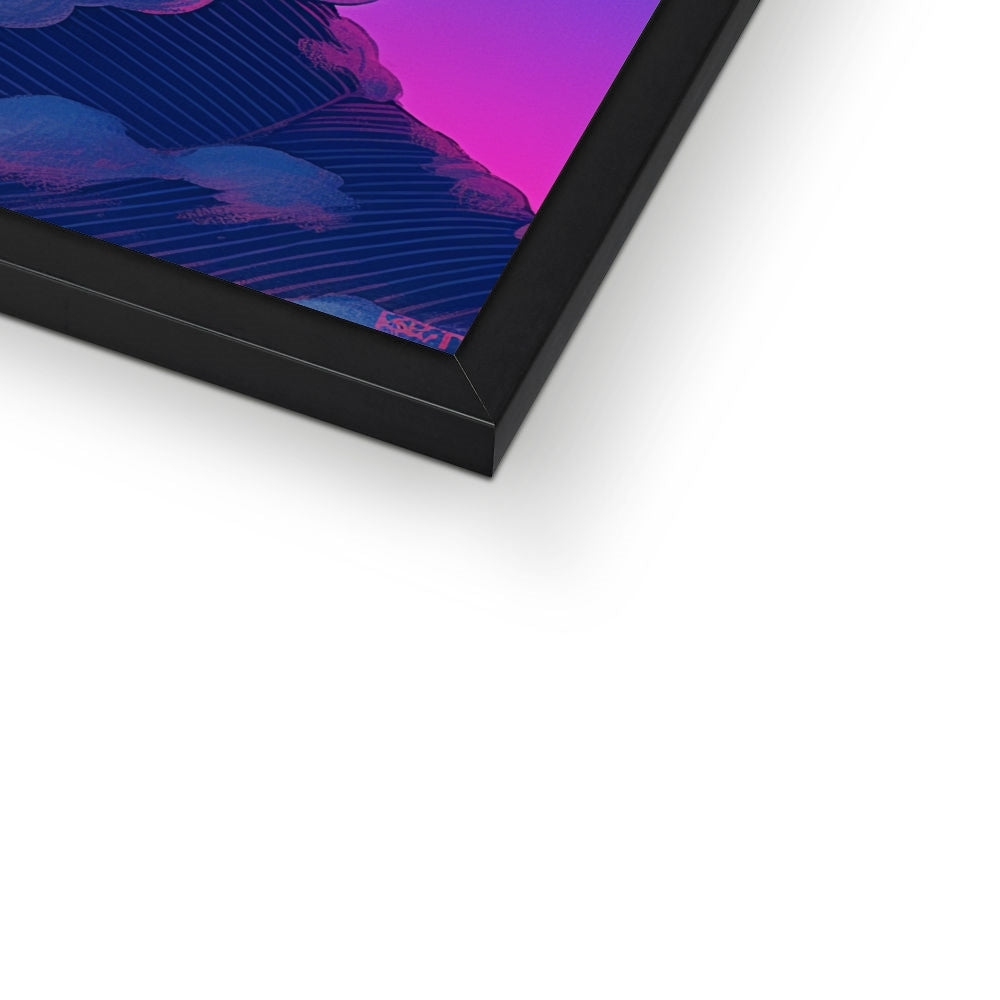 Blizzard Clerk – Surreal Portrait Print – Framed Print print detail by Soulkeeper2099
