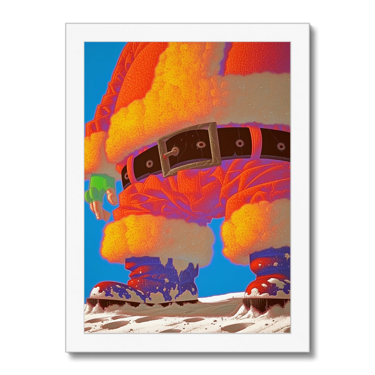 Boots of the Winter Giant – Dark Art Print – Framed Print detail view by Soulkeeper2099