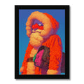Père Noël, faisant ses valises — Impression encadrée – Art Sombre by Soulkeeper2099