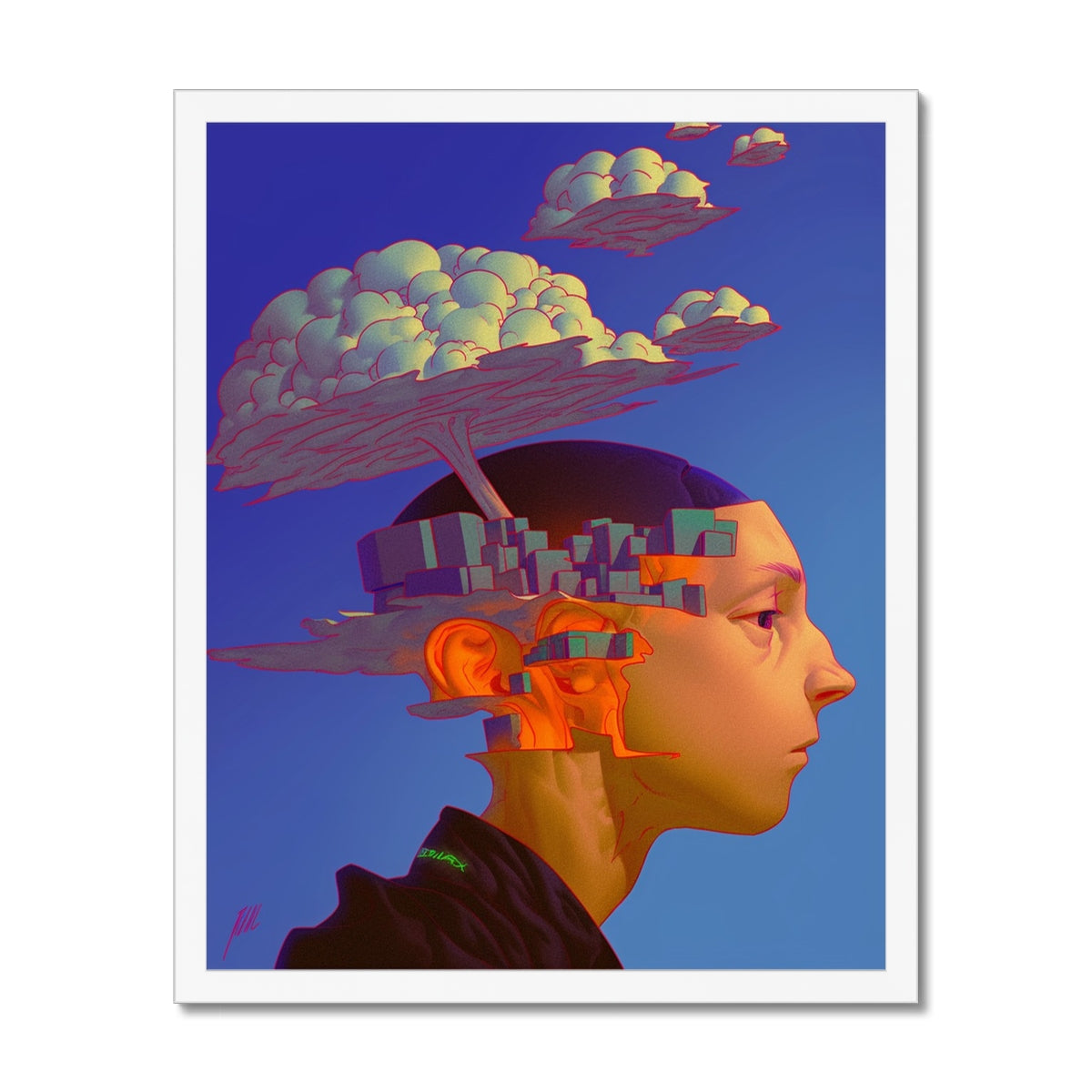  – white framed art print by Soulkeeper2099.