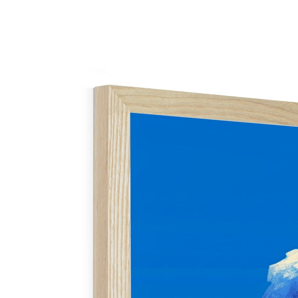 Mein freundlicher Schneesturm — Gerahmter Druck – Dunkler Kunstdruck – Ansicht 9 by Soulkeeper2099