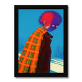 Cuadros Cometa Juvenil — Impresión Enmarcada – Retrato Surrealista by Soulkeeper2099