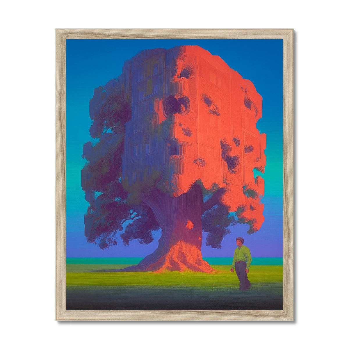  – natural wood framed art print by Soulkeeper2099.