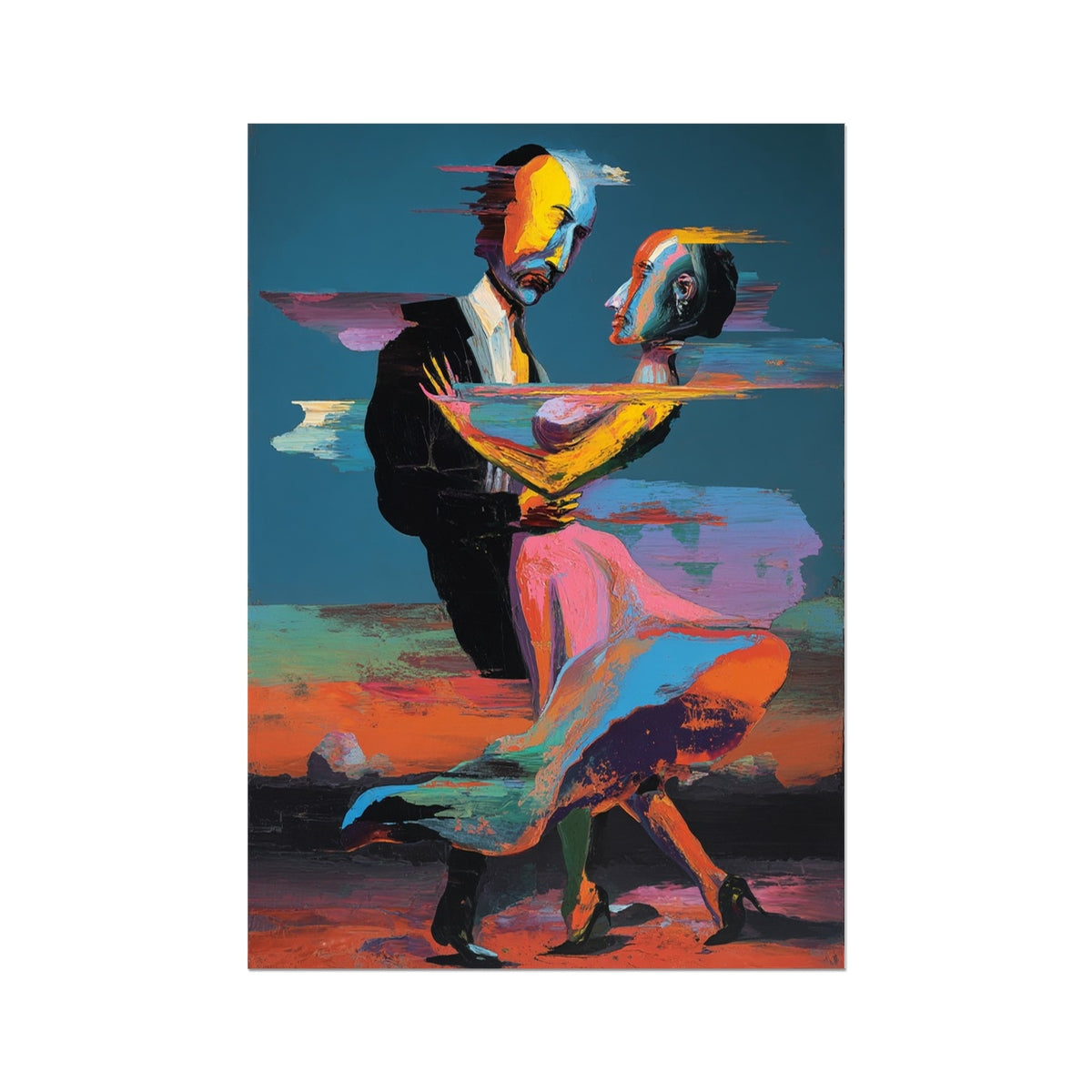 A Dance Left Unfinished at Dusk – Dark Art Print – Hahnemühle German Etching Print by Soulkeeper2099