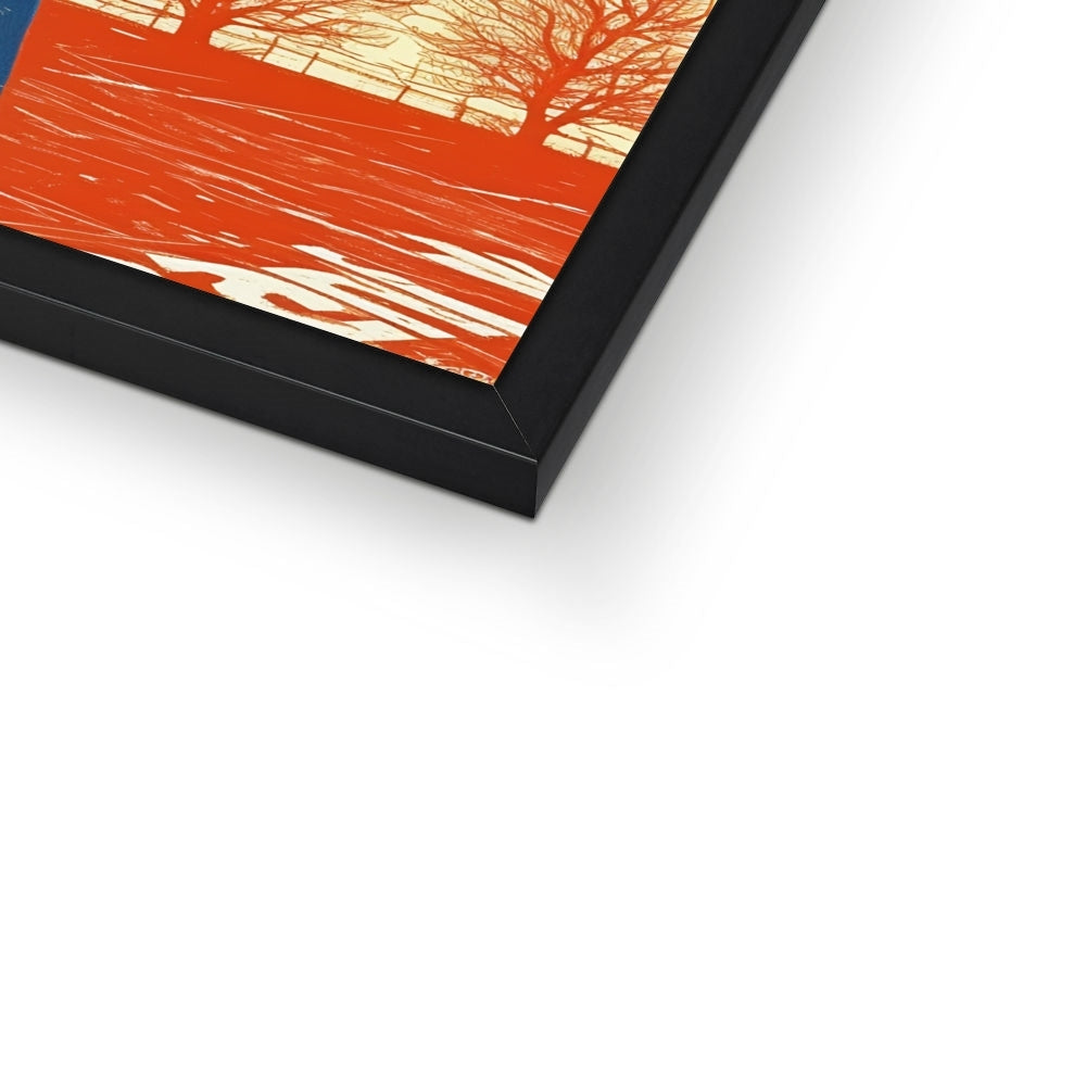 Chartreuse Parka – Surreal Portrait Print – Framed Print print detail by Soulkeeper2099