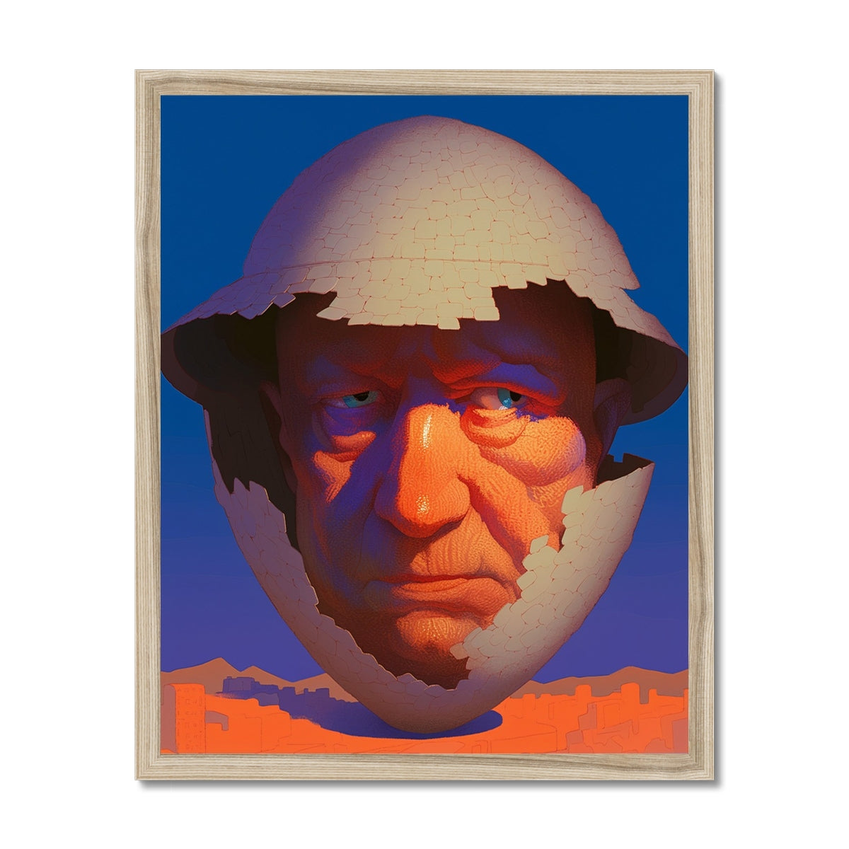  – natural wood framed art print by Soulkeeper2099.