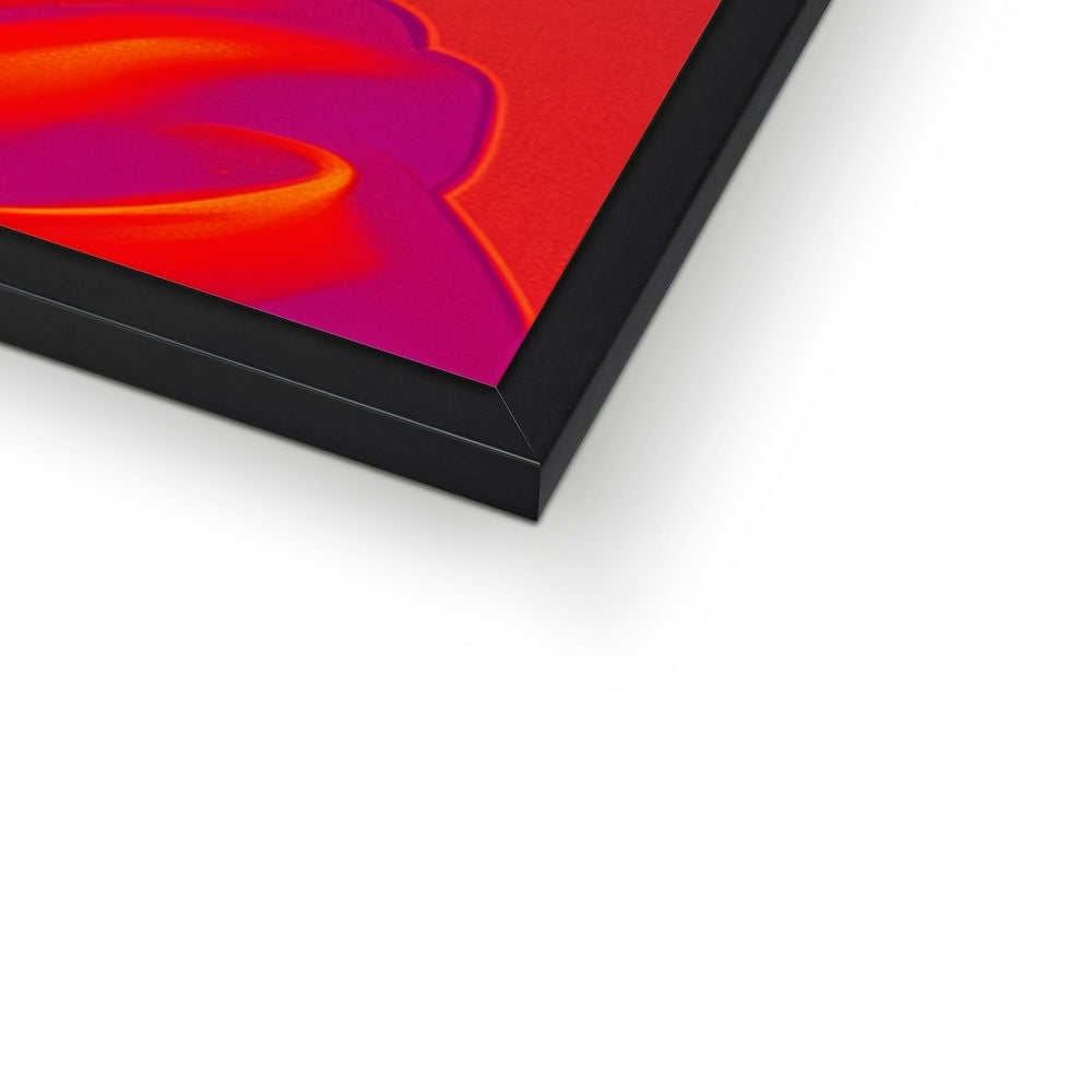 Lachen mit zu vielen Zähnen — Gerahmter Druck – Dunkler Kunstdruck – Druckdetail by Soulkeeper2099