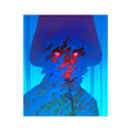 Blue Shroud Witness – 1/1 Original Art – Hahnemühle Photo Rag Print by Soulkeeper2099