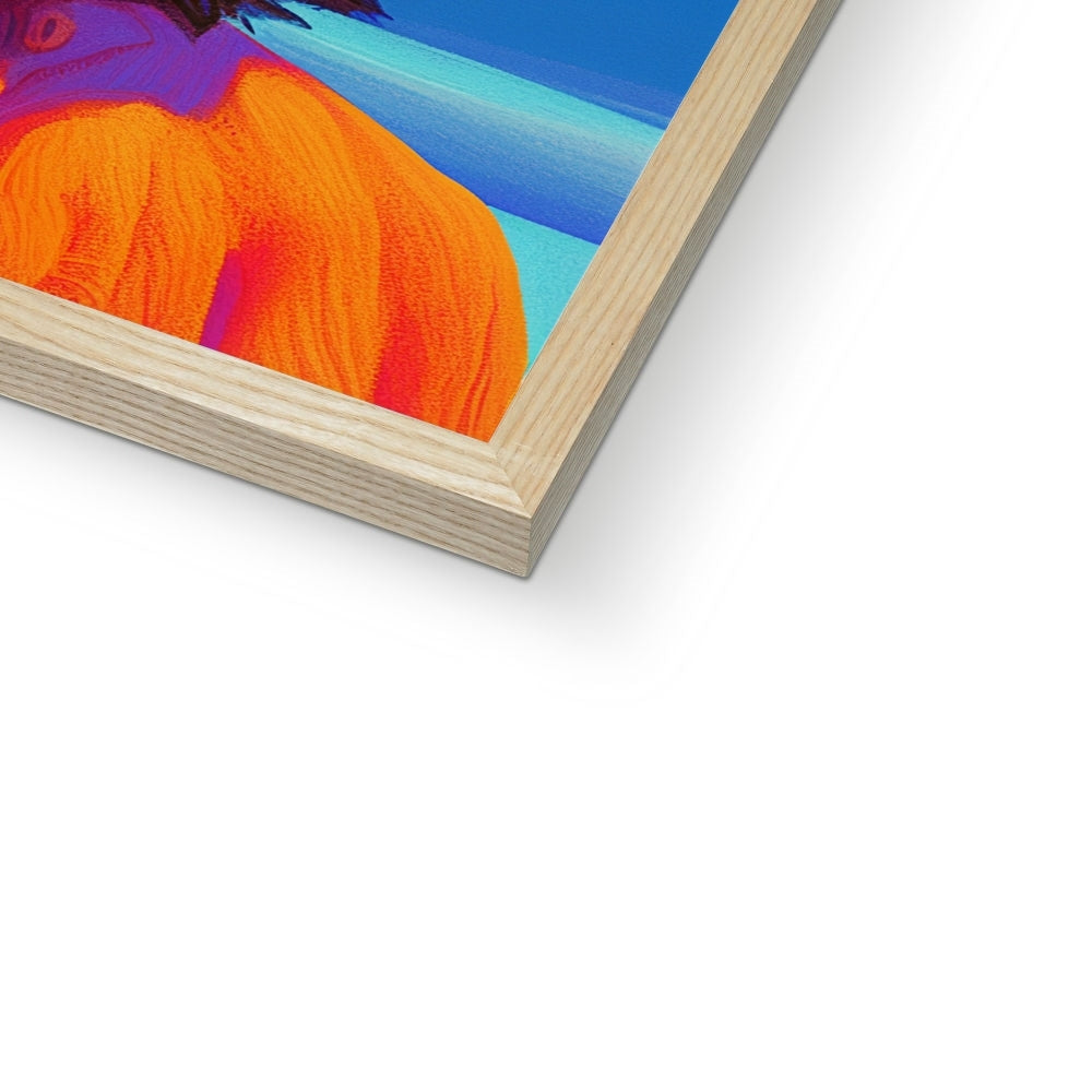 Frostgrinsen — Gerahmter Druck – Dunkler Kunstdruck – Ansicht 6 by Soulkeeper2099