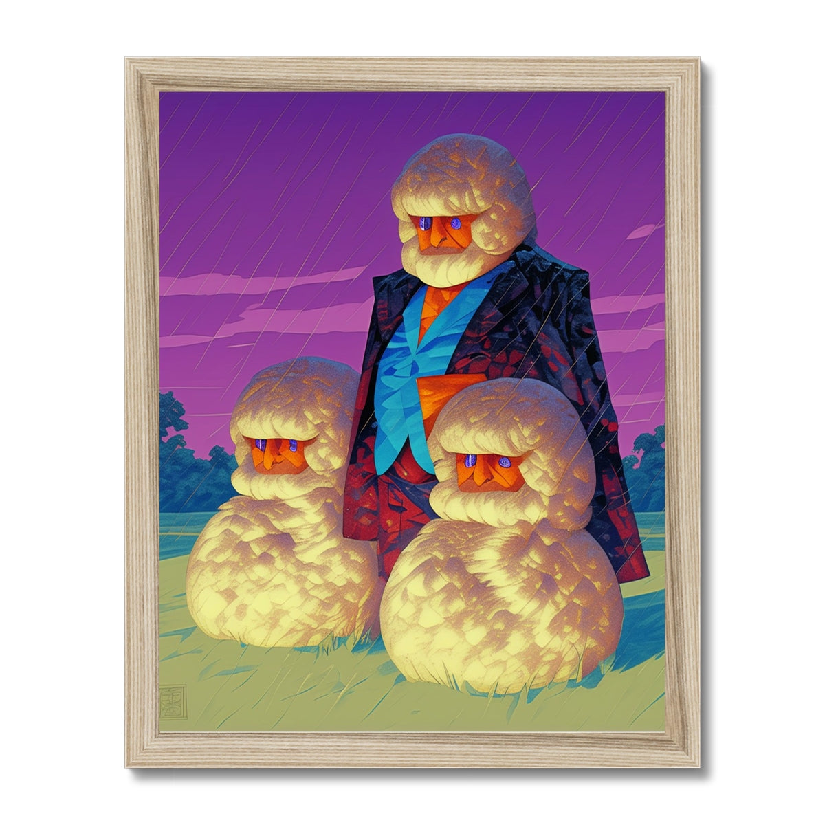  – natural wood framed art print by Soulkeeper2099.
