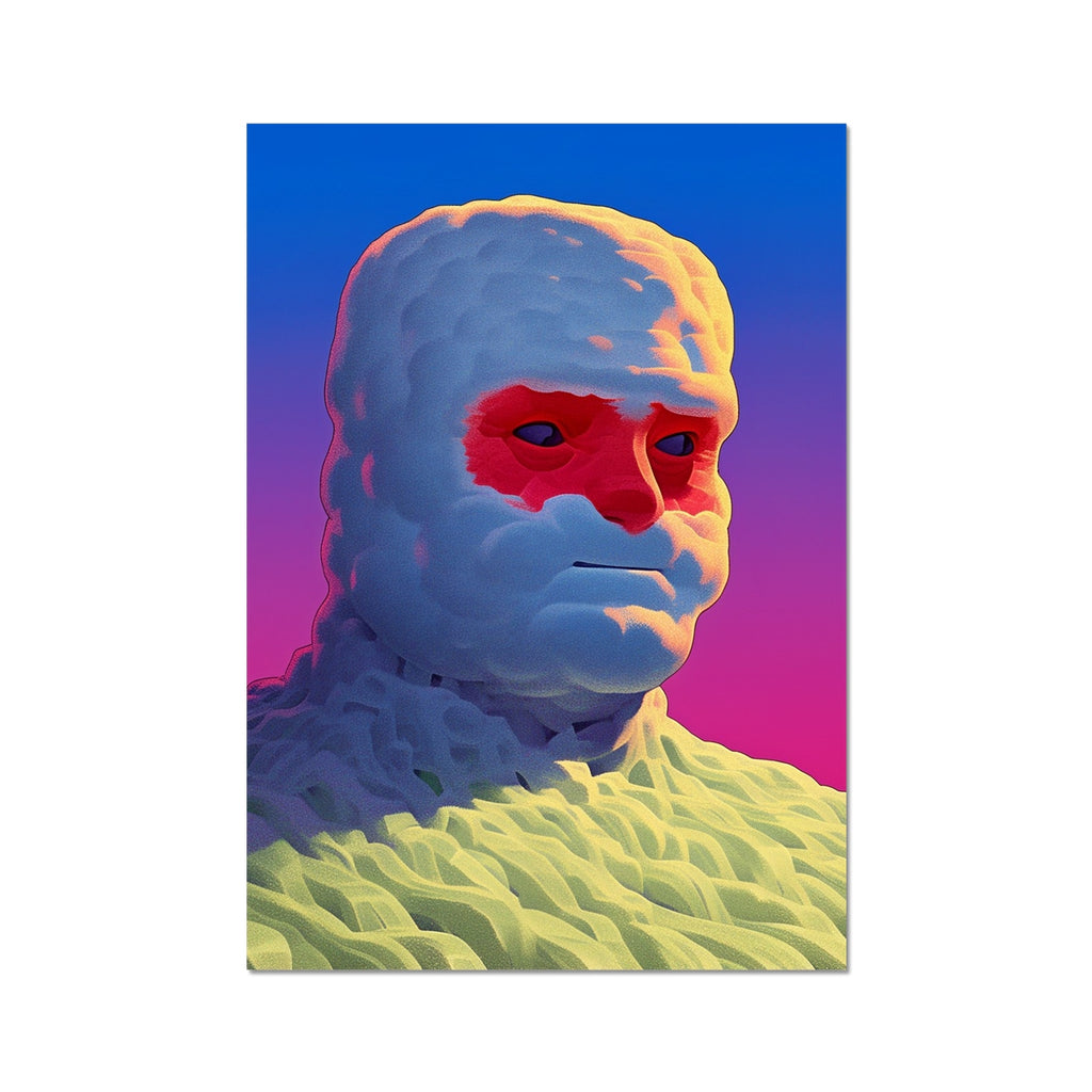 얼음에 묶인 금욕주의자 — 하네뮐레 포토 랙 프린트 – 초현실 초상화 by Soulkeeper2099