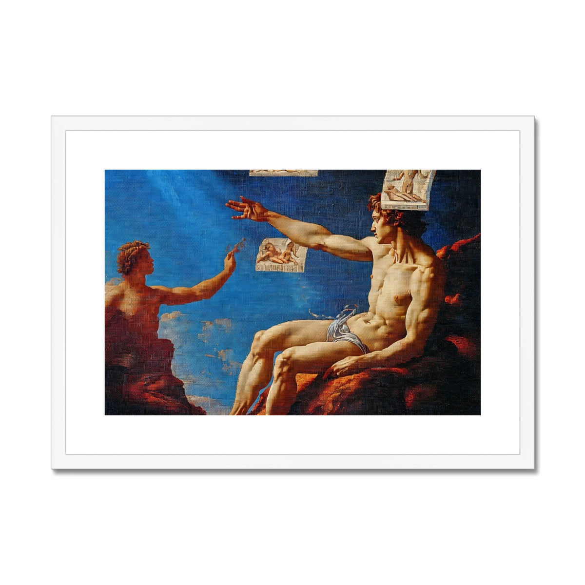 La reproduction de la création encadrée et montée – Art Sombre – Vue détaillée by Soulkeeper2099