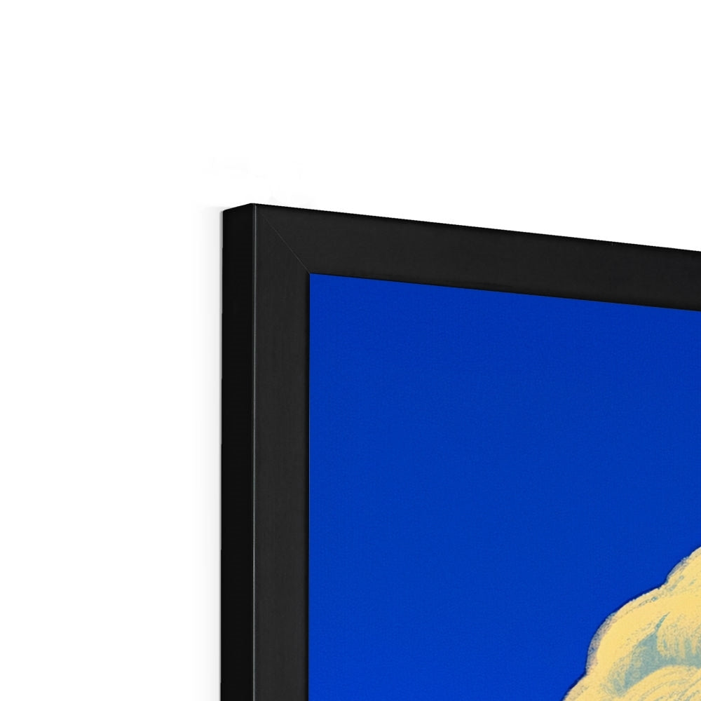 Blizzard Clerk – Surreal Portrait Print – Framed Print view 7 by Soulkeeper2099
