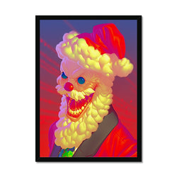 Rire avec trop de dents — Impression encadrée – Art Sombre by Soulkeeper2099