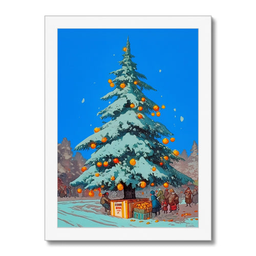 Citrus Market Tree – Dark Art Print – Framed Print detail view by Soulkeeper2099