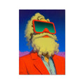 Cloud-Head at Sunset – Dark Art Print – Fine Art Print by Soulkeeper2099